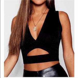 Cut Out Crop Top